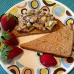 clean eating chicken salad sandwich