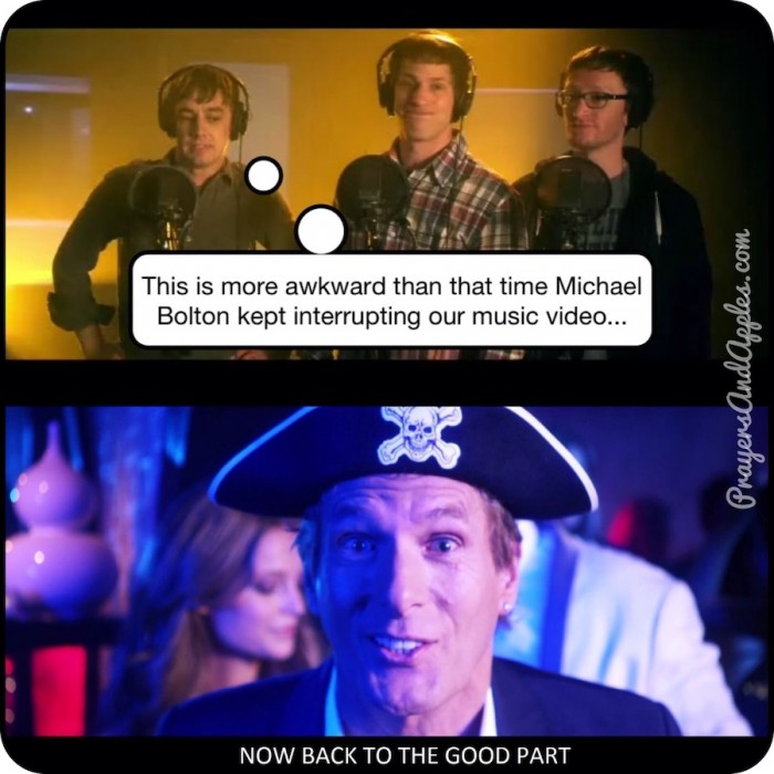 awkward michael bolton