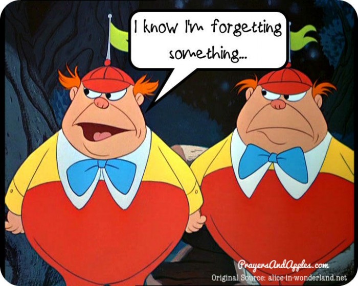 tweedle dee forget