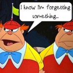 tweedle dee forgetting