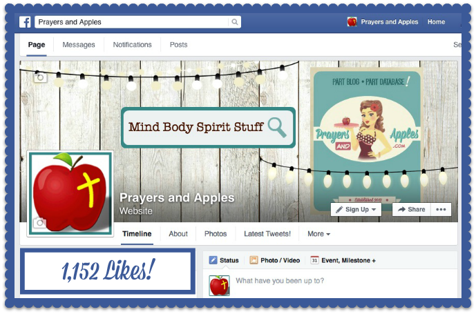 Prayers and Apples on FB 1