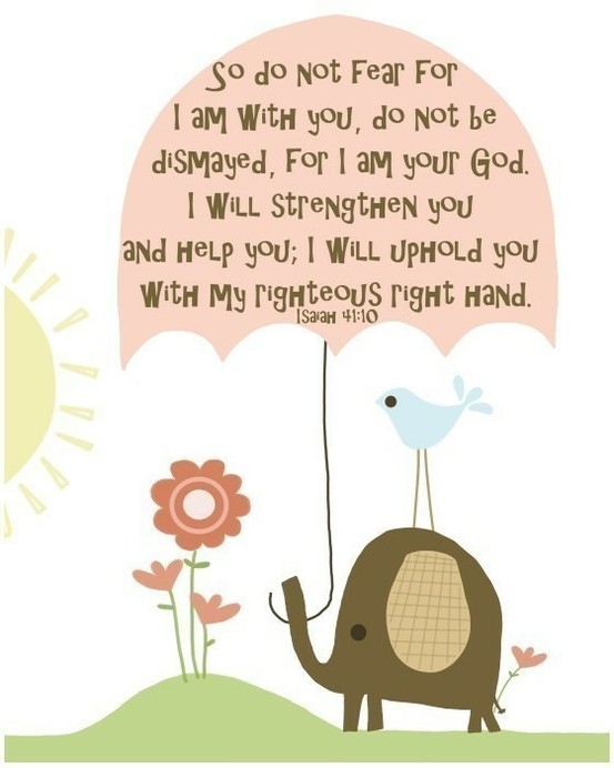 Do not be afraid for i am with you