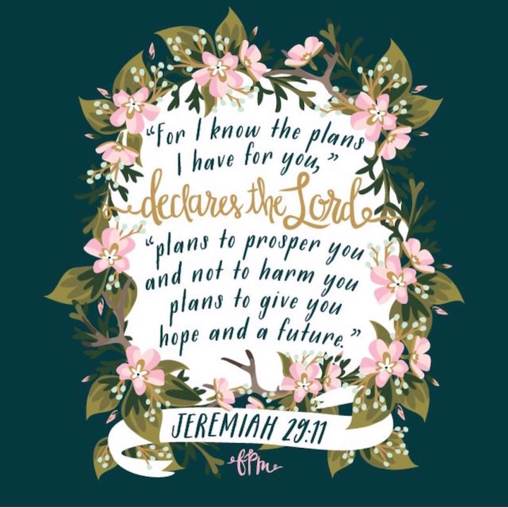 For I know the plans I have for you