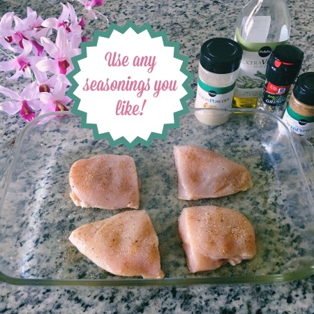 Use any seasonings you like